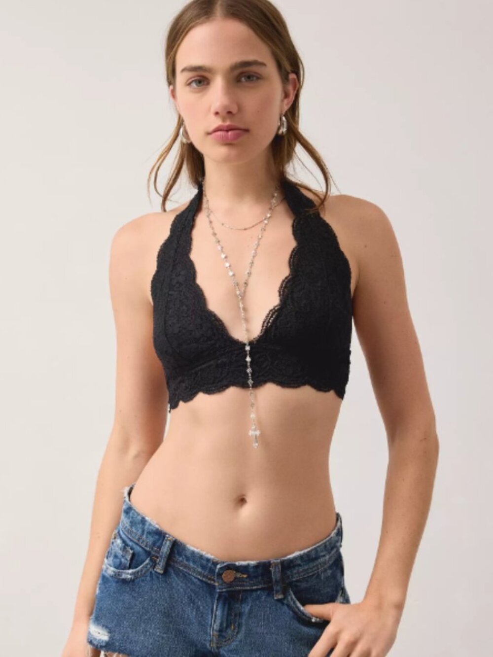 Urban Outfitters Lace Halter Bralette